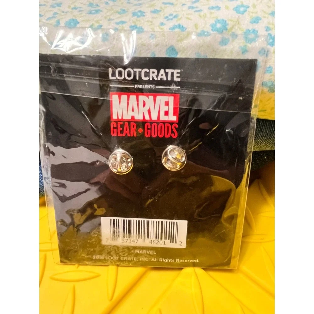 Marvel Red Skull Enamel Pin Loot Crate Gear Goods Captain America‎ Villain 2016